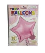 PINK STAR 18 INCH BALLOON 