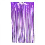 PURPLE FOIL DOOR CURTAIN 