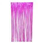 FUCHSIA FOIL DOOR CURTAIN 