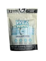 2.99 WEZ WIPES COCONUT CRÈME 12 WIPES 