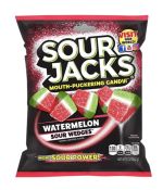 2.49 SOUR JACKS MOUTH WATERING CANDY WATERMELON SOUR WEDGES 
