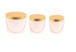 TTT 7.99 PINK ROUND NESTED FLORAL  BOXES 