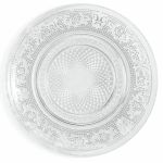 1.99 VINTAGE GLASS PLATE 8 INCH 
