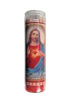 SAGRADO CORAZON DE JESUS RELIGIOUS CANDLE 