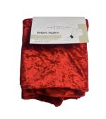 6.99 RED VELVET NAPKIN 20 X 20 INCH