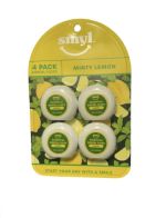 2.99 MINTY LEMON DENTAL FLOSS 4 PACK