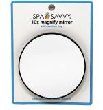 2.99 SPA SAVVY 10 X MAGNIFY MIRROR WITH SUCTION CUP