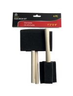 DELUXE FOAM BRUSH SET 4 PCS  ppp