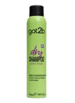 4.99 GOT2B DRY SHAMPOO INSTANT FRESH UP EXTRA FRESH DRY SHAMPOO 200 ML