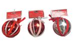 1.99 RED/SILVER ORNAMENT