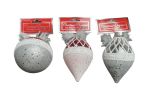 1.99 SILVER GLITTER ORNAMENT