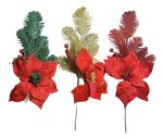 1.99 CHRISTMAS FLOWER ORNAMENT