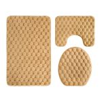 12.99 EMBOSSED BATH RUG SET 