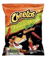 2.69 CHEETOS FLAMIN HOT LIMON CRUNCHY 77.9 GRAMS