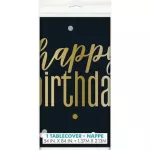 HAPPY BIRTHDAY TABLE COVER 54 X 84 INCH 