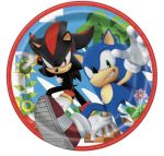 1.99 SONIC THE HEDGEHOG 7 INCH PLATE 8 COUNT