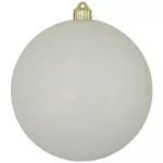 1.99 WHITE GLITTER ORNAMENT