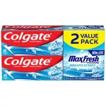 5.99 COLGATE MAX FRESH WITH WHITENING BREATHSTRIPES TOOTHPASTE 2 PACK