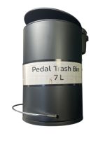 11.99 PEDAL TRASH BIN 7 L