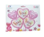 1.99 VALENTINES DAY BALLOONS 5 PACK