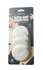 2.99 CELAVI ULTRA SOFT POWDER PUFFS 4 PACK