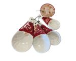 2.99 GLASS CHRISTMAS MEASURING SPOONS