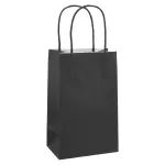 BLACK 4 CRAFT BAGS 5.25 X 8.5 X 3.25 INCH