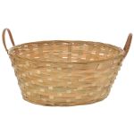 1.99 RECTANGULAR BAMBOO BASKET 10.6 X 8.3 INCH