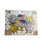 2.99 HAPPY BIRTHDAY 5 COUNT BALLOONS