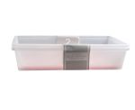 2.99 2 PACK MULTIPURPOSE ORGANIZER PINK 9.76 X 6.77 X 2.36 INCH