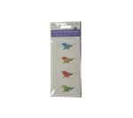 ACRYLIC FOIL EMBELLISHMENTS BIRDS 