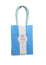 SMALL KRAFT LIGHT BLUE BAG