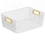 2.99 MULTIPURPOSE STORAGE BIN 12.2 INCH X 7.9 INCH X 3.9 INCH