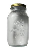 3.99 GLASS JAR WITH LID 54 OZ