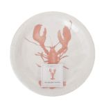 1.99 SARA FITZ LOBSTER 7 INCH DESSERT PLATES 24 COUNT