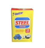 BLUESTAR STEEL WOOL PADS 10 COUNT