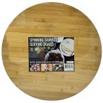 14.99 SPINNING BAMBOO SERVING