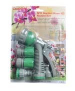 4.99 5PC GARDEN HOSE AND NOZZLE SET 