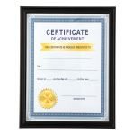 CERTIFICATE OF ACHIEVEMENT 