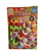 4.99 FAST FOOD AND DESSERT PLAY SET 
