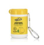 1.99 WISH SANITIZING HAND WIPES KEYCHAIN 