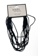 1.61 BLACK SOPHI ESSENTIALS GENTLE HOLD HEADWRAPS