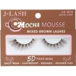 1.99 JAVA CHIP MOCHA MOUSSES 5D FAUX MINK BROWN LASHES 