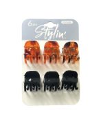 STYLIN HAIR CLIPS SMALL 6 COUNT