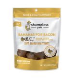 2.99 SHAMELESS PETS BANANAS FOR BACON SOFT BAKED DOG TREATS 170 G