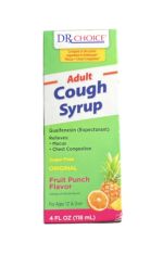 3.99 ADULT COUGH SYRUP FRUIT PUNCH 4 FL OZ