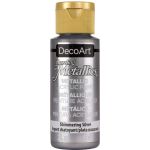 3.99 SHIMMERING SILVER ACRYLIC PAINT 2 FL OZ 