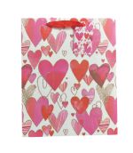 MEDIUM HEART GIFT BAG 