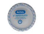 NUVALU 9 INCH PAPER PLATES 15 COUNT