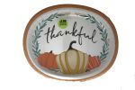 2.99 THANKFUL OVAL 12 INCH PLATE